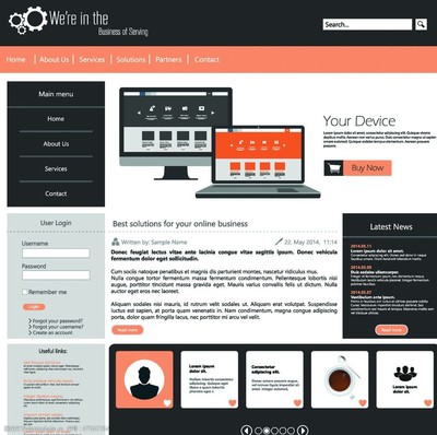 优质网页模板图片 提升网站设计效率与美学体验的关键